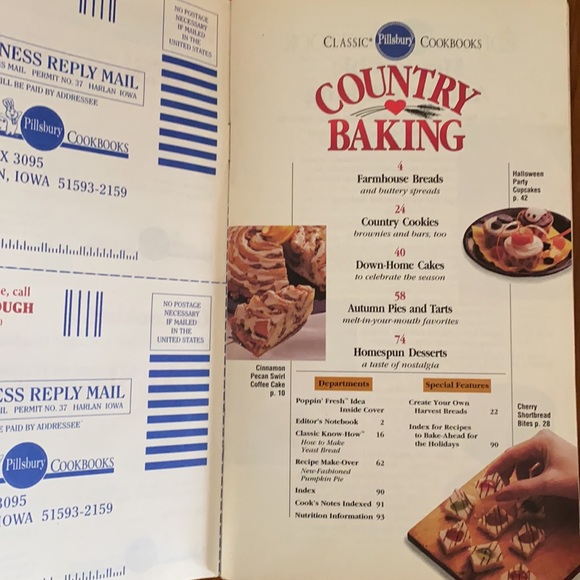 VINTAGE 1990’s Bundle of 5 Pillsbury Cookbooks - Picture 3 of 11